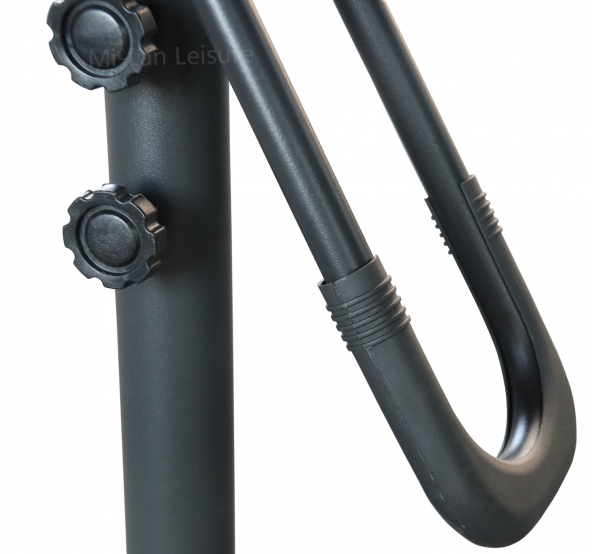 GUNBO OUTDOOR 3 Mt Katlanir Bahce Teras Balkon Şemsiyesi Gölgelik Muz Ampul Şemsiye Eğilebilen Sallanır Şemsiye - 3