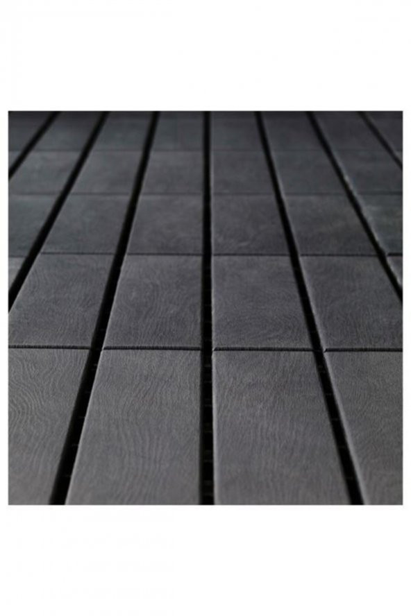 Parke Balkon Teras Yer Döşemesi ( 30 X 30 Cm ) Koyu Gri 9 Adet - 4