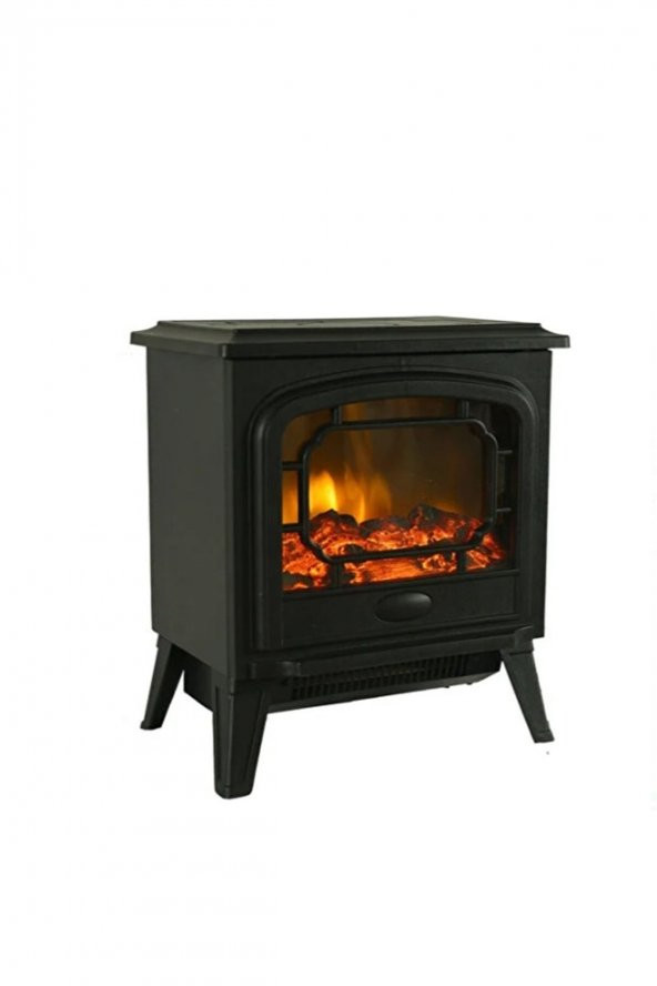 Fanlı Elektrikli Şömine Ayaklı Dekoratif Şömine 1800w