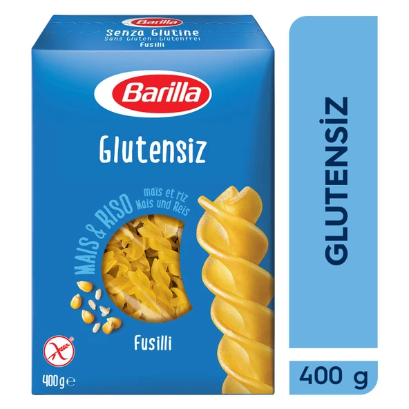 Barilla Glutensiz Fusilli/ Burgu Makarna 400 Gr