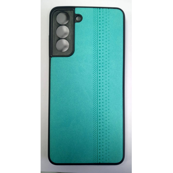 Samsung Galaxy S21 FE Uyumlu Deri Görünümlü Yumuşak Süet Kılıf - 4
