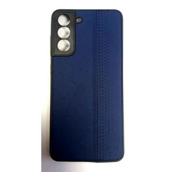 Samsung Galaxy S21 FE Uyumlu Deri Görünümlü Yumuşak Süet Kılıf - 7