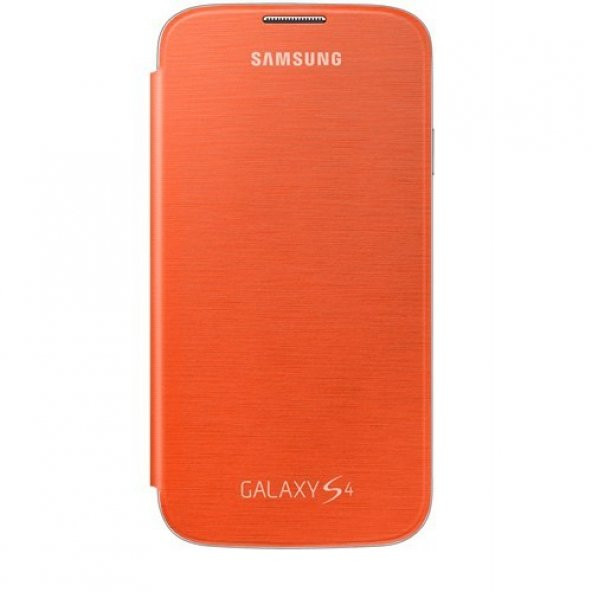Samsung S4 i9500 Kapaklı Kılıf Turuncu EF-FI950BOEGWW - 2