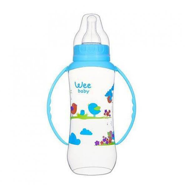 Wee Silikon Emzikli Kulplu PP Biberon 270 ml