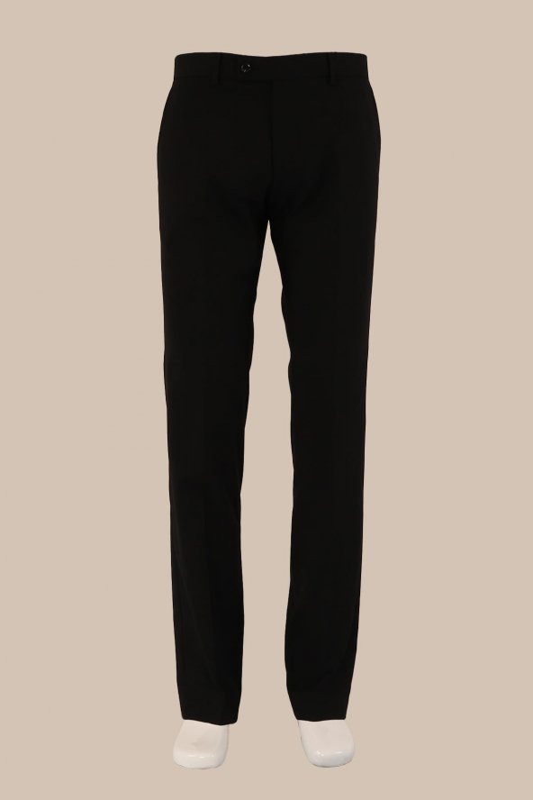 Regular Fit Yünlü Kumaş Pantolon - 2