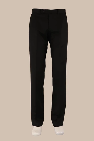 Regular Fit Yünlü Kumaş Pantolon - 2