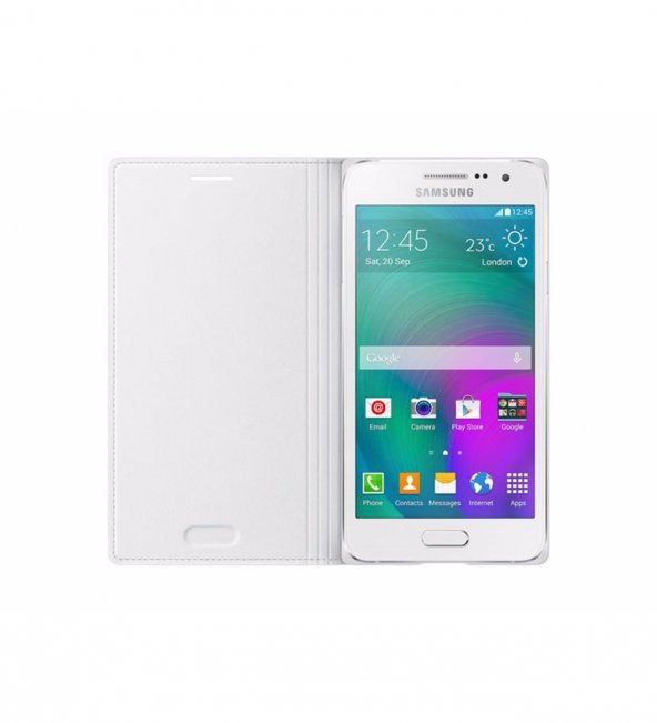 Samsung A3 A300 Kapaklı Kılıf Beyaz EF-FA300BWEGWW - 3