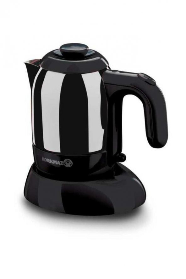 Korkmaz A475-03 Korkmaz Mia Inox/Siyah Elektrikli Cezve Makinesi