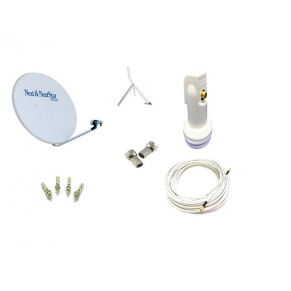 ÇANAK ANTEN SETİ (ÇANAK+LNB+10 MT KABLO+2 ADET KONNEKTÖR)