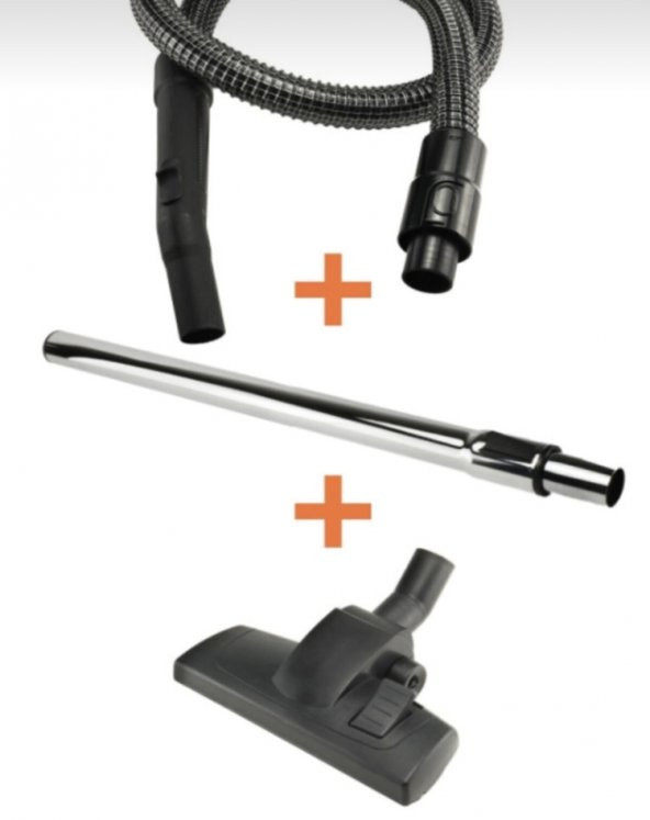 Fakir Ranger Süpürge Çelik Telli Hortum Komple Seti