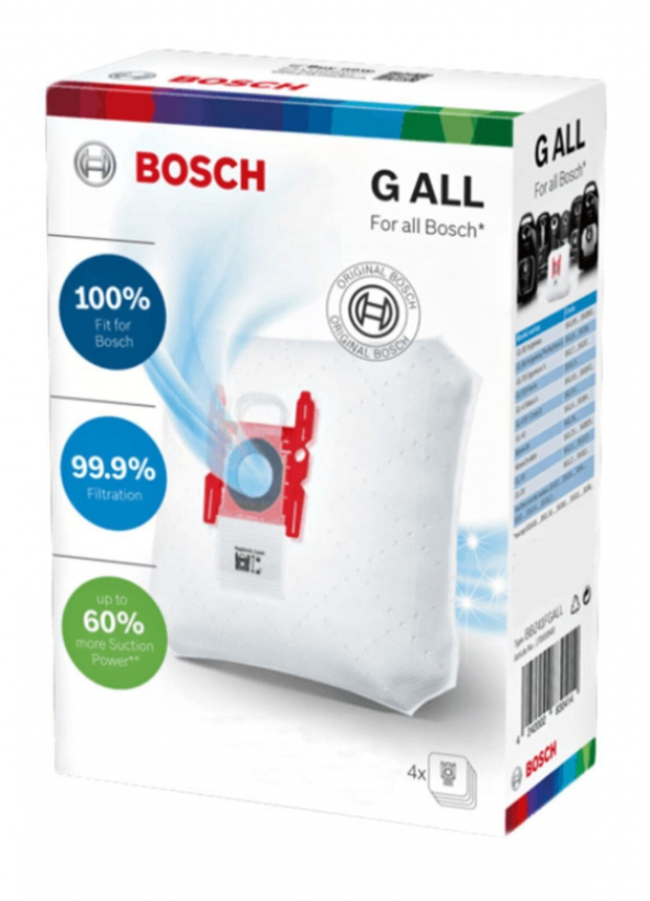 BOSCH SİEMENS PROFİLO G TİP Bbz41fgall İTHAL MUADİL SÜPÜRGE TORBASI SÜPER KALİTE
