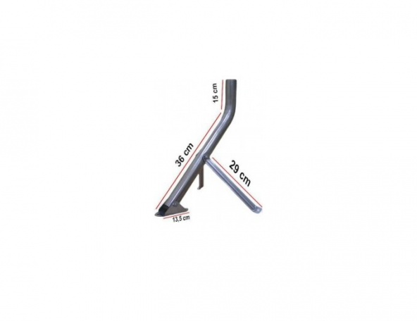 ÇANAK ANTEN MONTAJ AYAĞI VE 4 AD ÇELİK DÜBEL - 2