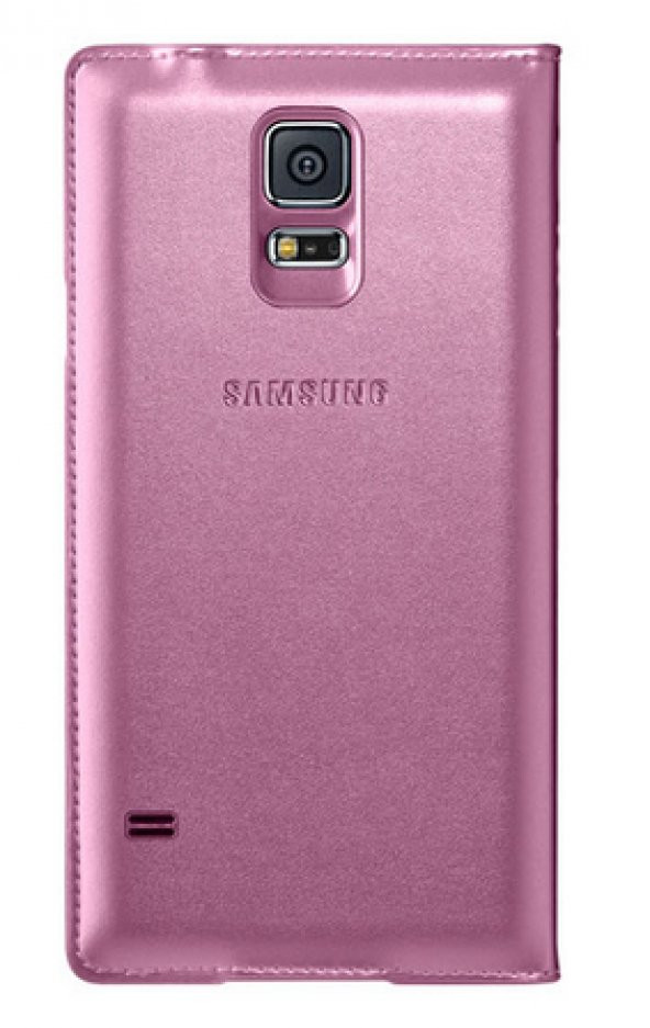 Samsung S5 S-View Kılıf Noktalı Pembe EF-CG900BPEGWW - 3
