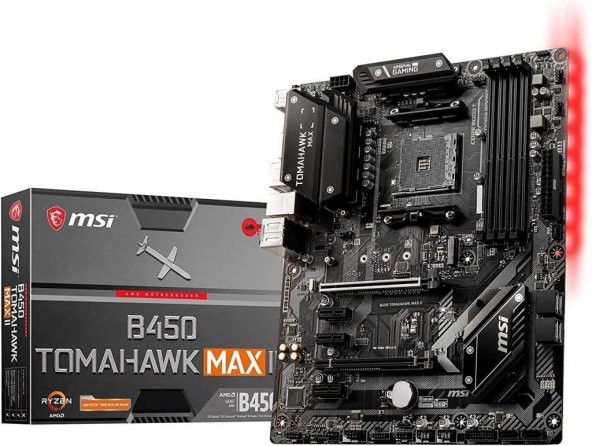 MSI Tomahawk Max II B450 4133 (OC) DDR4 AMD Socket Anakart Outlet