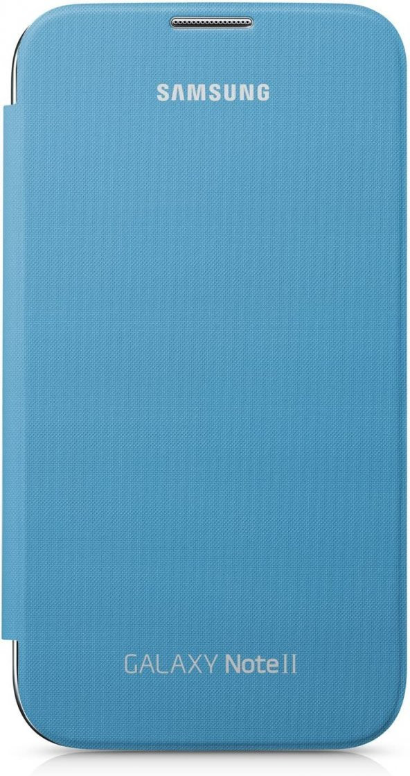 Samsung Note2 Flip Cover Kılıf Mavi EFC-1J9FBEGSTD