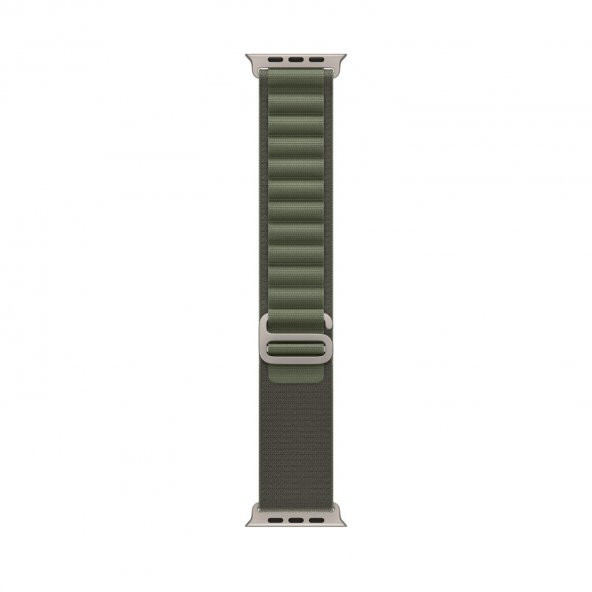 Winex 42-44mm Yeni Nesil Apple Uyumlu Akıllı Saat Kordonu Hasır Kancalı Yeşil - 4