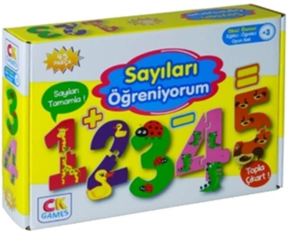 Eğitici Oyun Seti Sayıları Öğreniyorum 45 Parça Puzzle