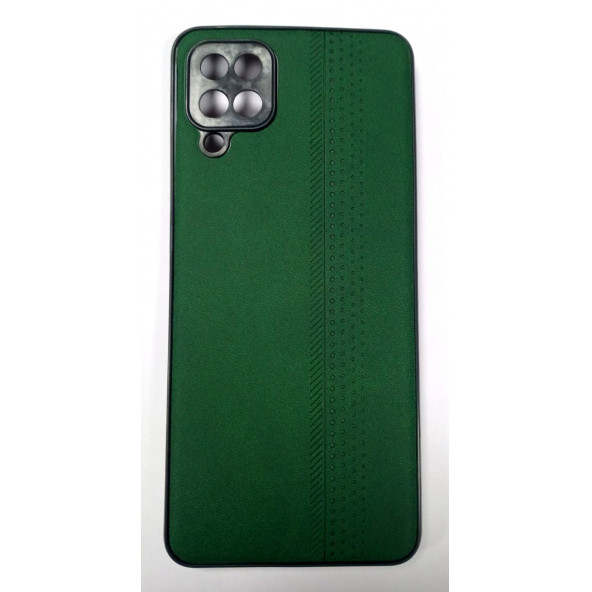 Samsung Galaxy A12 / M12 Deri Görünümlü Yumuşak Kılıf - Resim 4