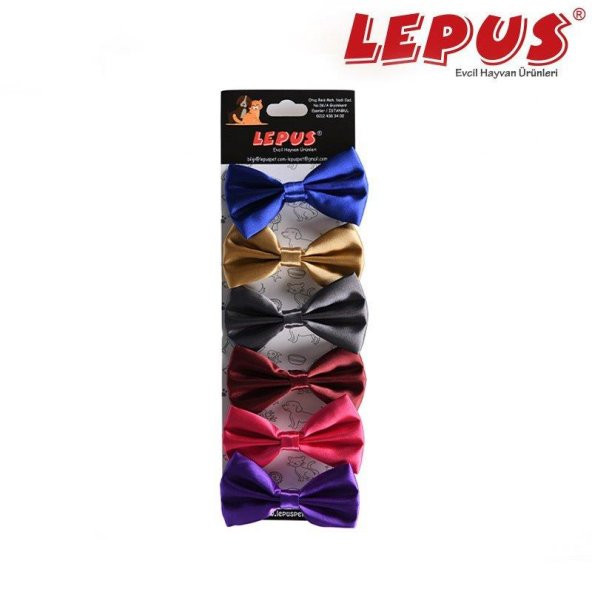 Lepus Kedi Köpek Papyon Tasma Aksesuar - 4