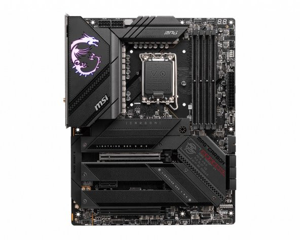 MSI MPG Z790 CARBON WIFI SOKET 1700 DDR5 7600MHZ (OC) PCI-E Gen5 M.2 USB3.2 HDMI 1x2.5G LAN WI-FI 6E ATX - 2