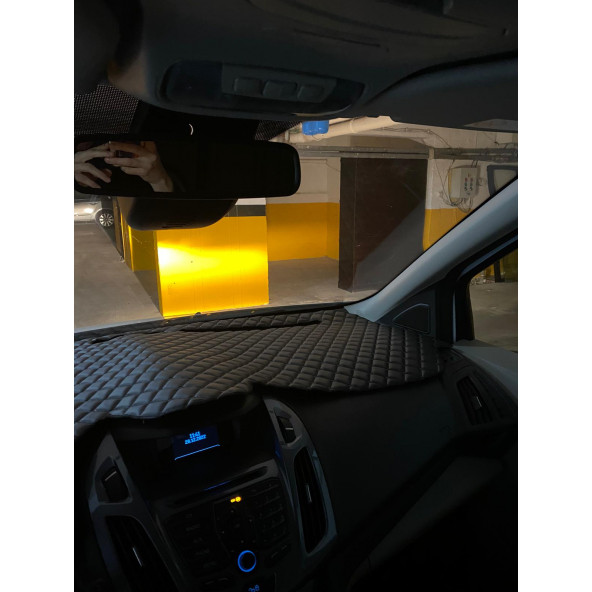 TOURNEO CONNECT 2014 SONRASI 3 BOYUTLU VİP DERİ TORPİDO ÖRTÜSÜ - Resim 2