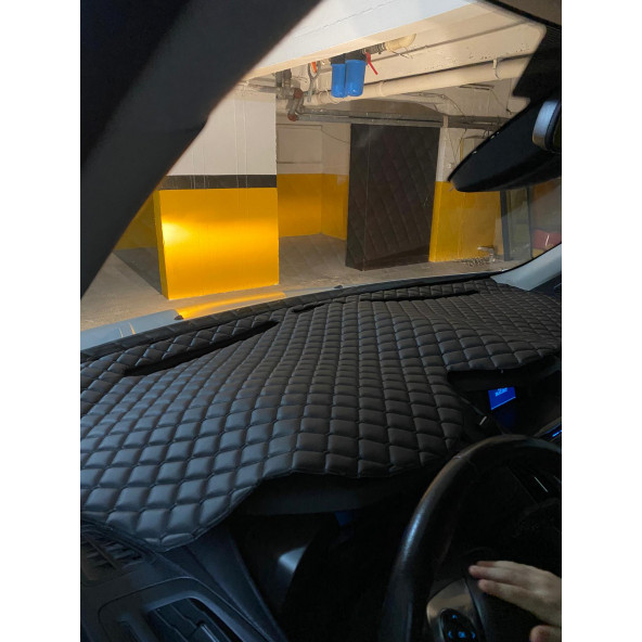 TOURNEO CONNECT 2014 SONRASI 3 BOYUTLU VİP DERİ TORPİDO ÖRTÜSÜ - Resim 3