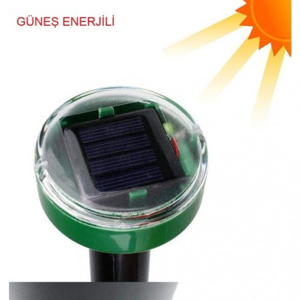Güneş Enerjili Köstebek Yılan Fare Akrep Kovucu 750 M2 C55 - 5
