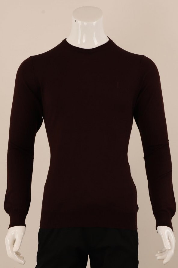 Slim Fit Yünlü Triko - 6