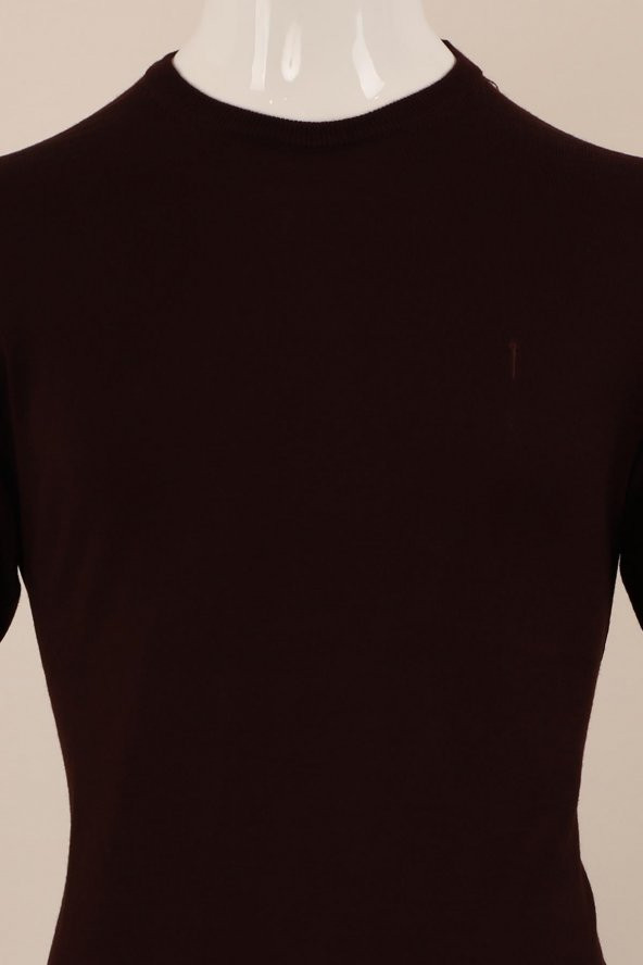 Slim Fit Yünlü Triko - 7