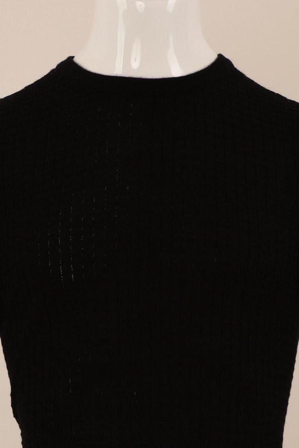 Slim Fit Yünlü Örgü Triko - 3