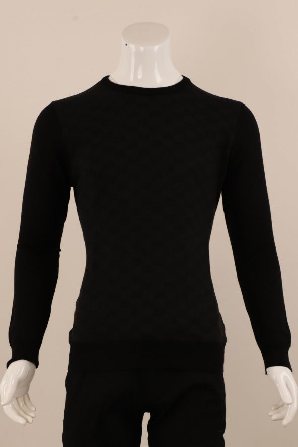 Slim Fit Yünlü Örgü Triko - 2