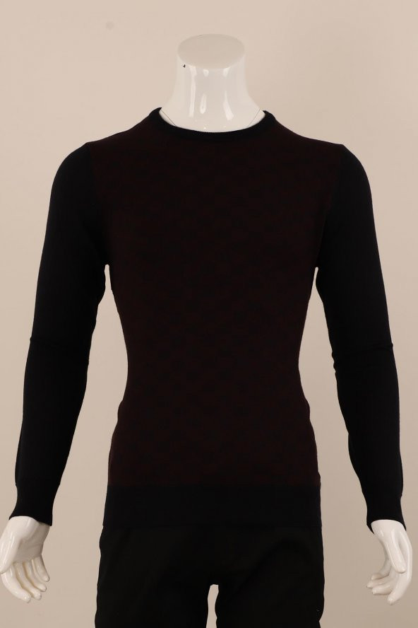 Slim Fit Yünlü Örgü Triko - 4
