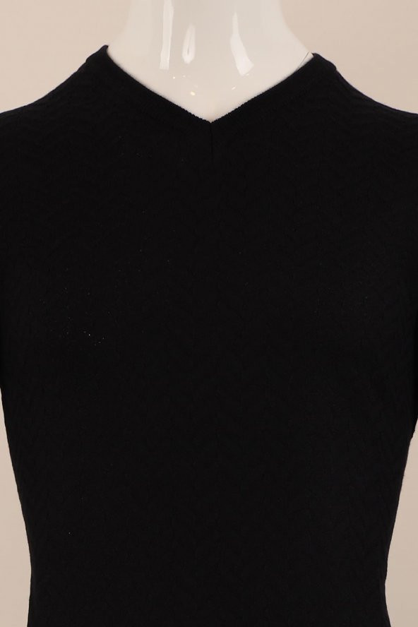 Slim Fit Yünlü Triko - 5