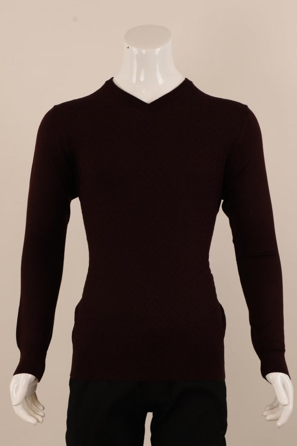 Slim Fit Yünlü Triko - 6