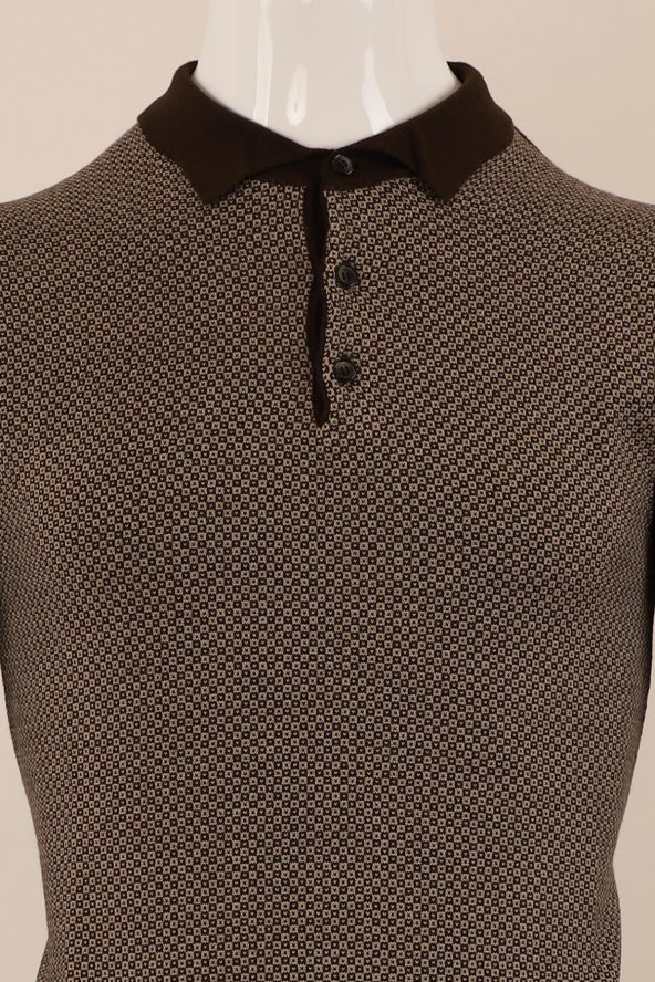 Slim Fit Yünlü Boğazlı Spor Triko - 8