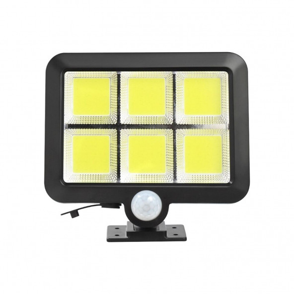 120 Cob LED Solar Panel Güneş Enerjili Dış Mekan 3 Mod Duvar Bahçe Lambası D11