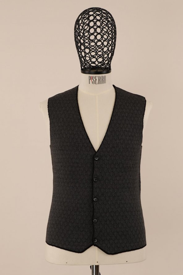 Slim Fit Yünlü Desenli Spor Triko - 2