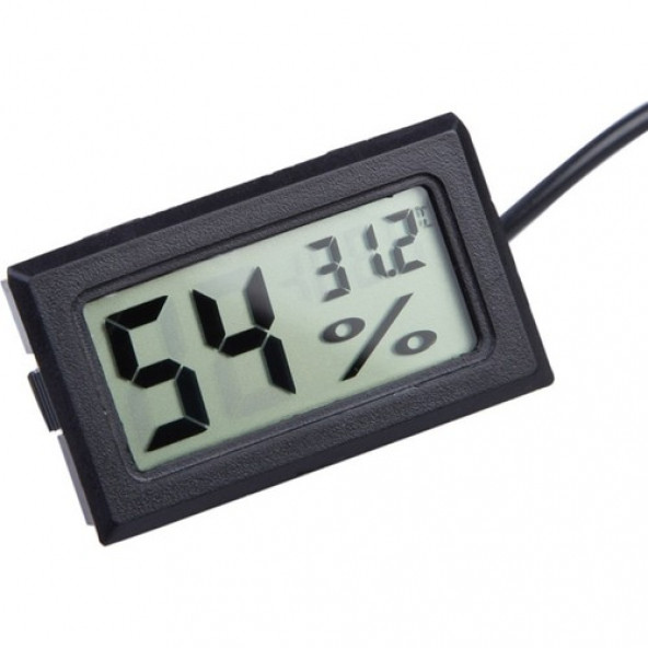 Problu Termometre Sıcaklık Ölçer ve Nem Ölçer Higrometre A86 - 3