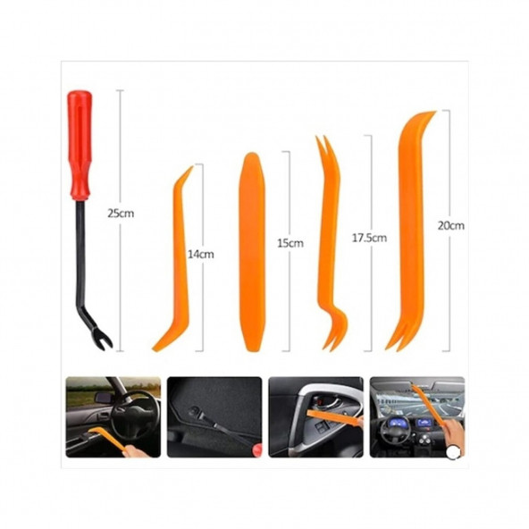 630 Adet Trim Klip Paneli Raptiye Seti Araba Bağlantı Elemanları Kapı Pervaz Döşeme Tamponları EE140 - 3