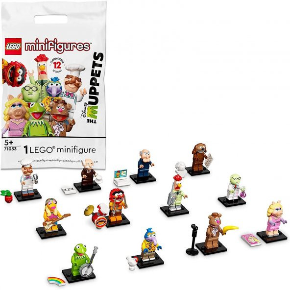 Orjinal Lego Minifigures The Muppets Lego 71033 Limited Edition Muppets Mini Figür Serisi 1 ADET