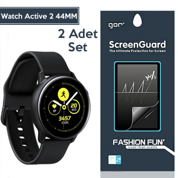 Gor Samsung Watch Active 2 44MM Darbe Emici Ekran Koruyucu 2 Ad
