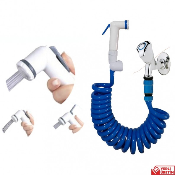 Plasyay Spiral Mandallı Şattaf (Bide)  Başlıklı Sulama Yıkama Setler