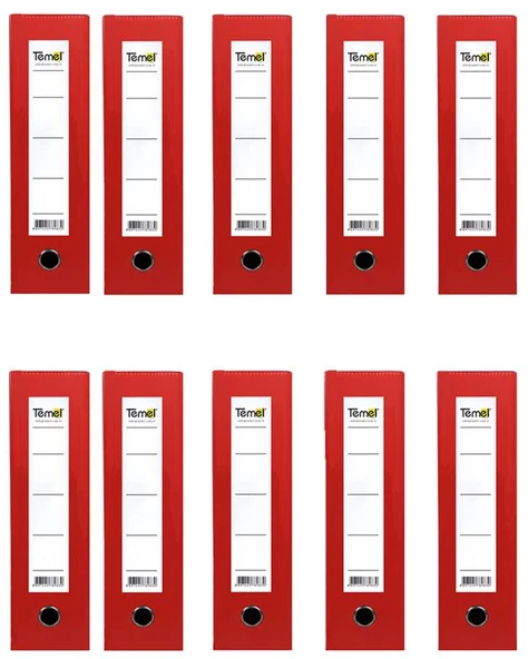 Arşiv ve Proje Kutusu 29x36x5cm Kırmızı 10’lu - 5