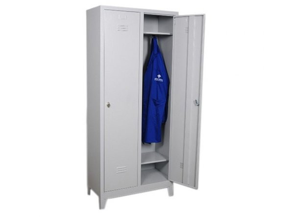 Metal İki Tam Boy Kapılı Ekonomik Soyunma Dolabı