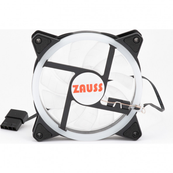 3 Adet ZR-100 1800RPM Rainbow Rgb Kasa Fanı 12 cm Renkli Gökkuşağı Fanı A19 3 ADET - 4