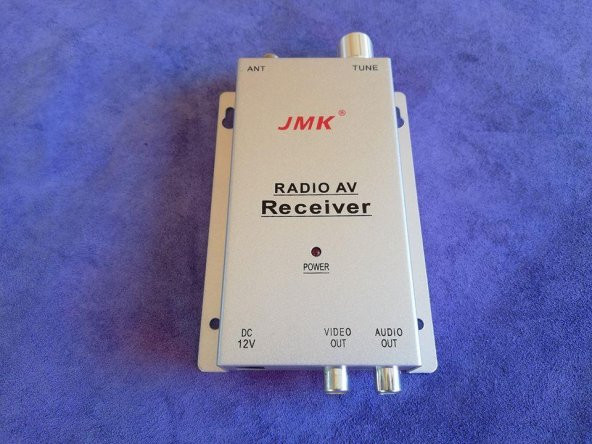 JMK Güvenlik Kamerası AV Alıcısı - Kablosuz Radio AV Receiver (Antensiz Sadece Cihaz)