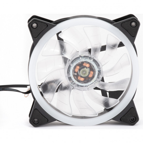 ZR-100 Rainbow Rgb Kasa Fanı 12CM Renkli Gökkuşağı Fanı A19 - 5