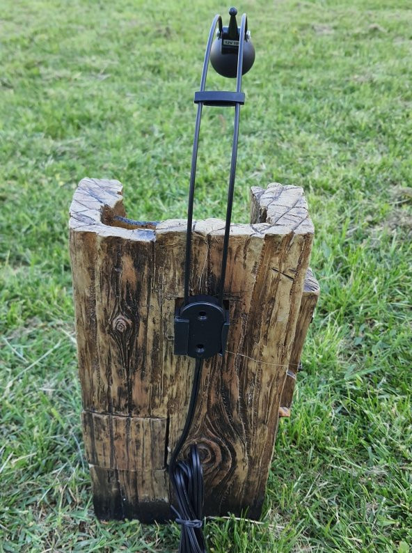 Ledli Yaprak Motifli Dekoratif Şelale 38x24x18cm DW72123 - Masaüstü Şelale - Resim 4