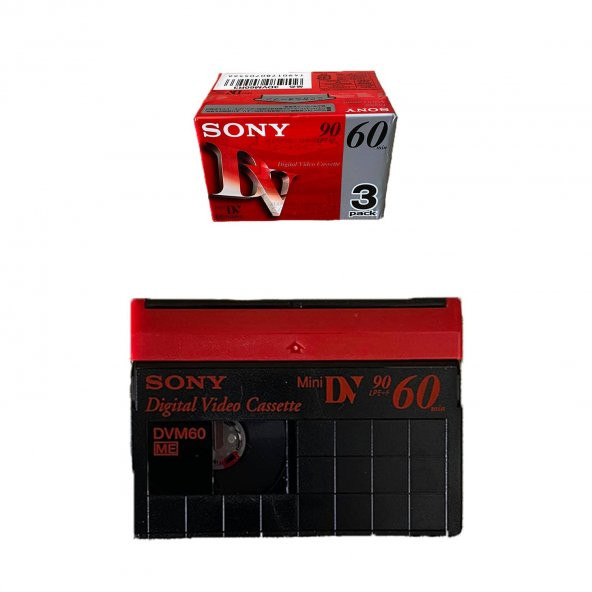 Sony Dvm 60 Mini Dv Kamera Kaseti 1 Adet - 3DVM60R3 Mini Dv Kaset