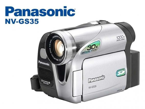 Panasonic NV-GS35 Mini DV 1000X Zoom Video Kamera Nostalji